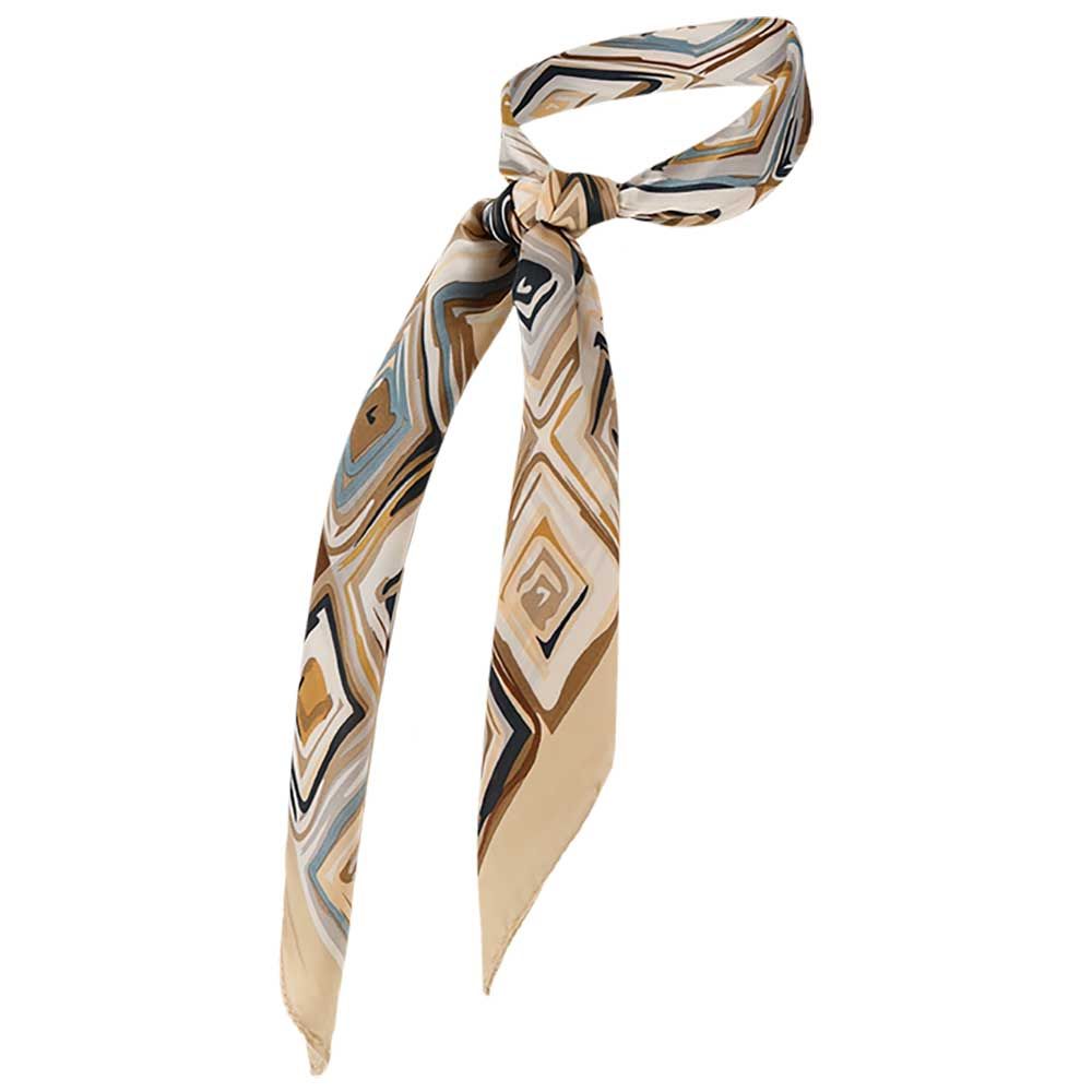 Bandana vierkantje ecru multi