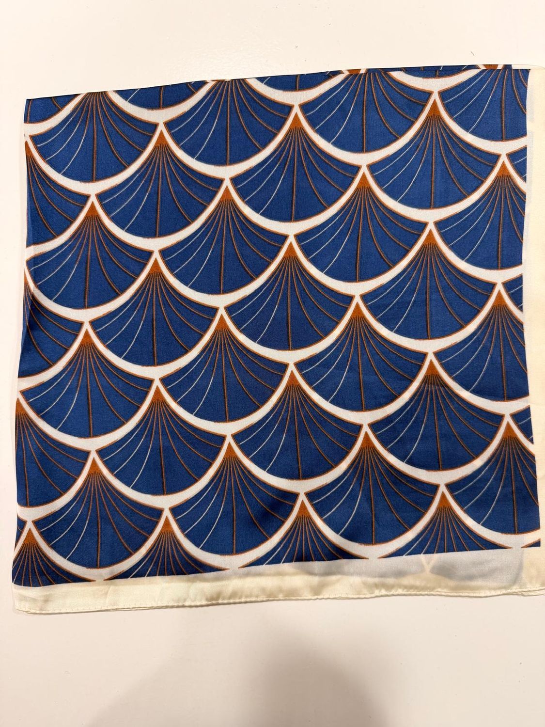 Bandana kobalt blauw waaier