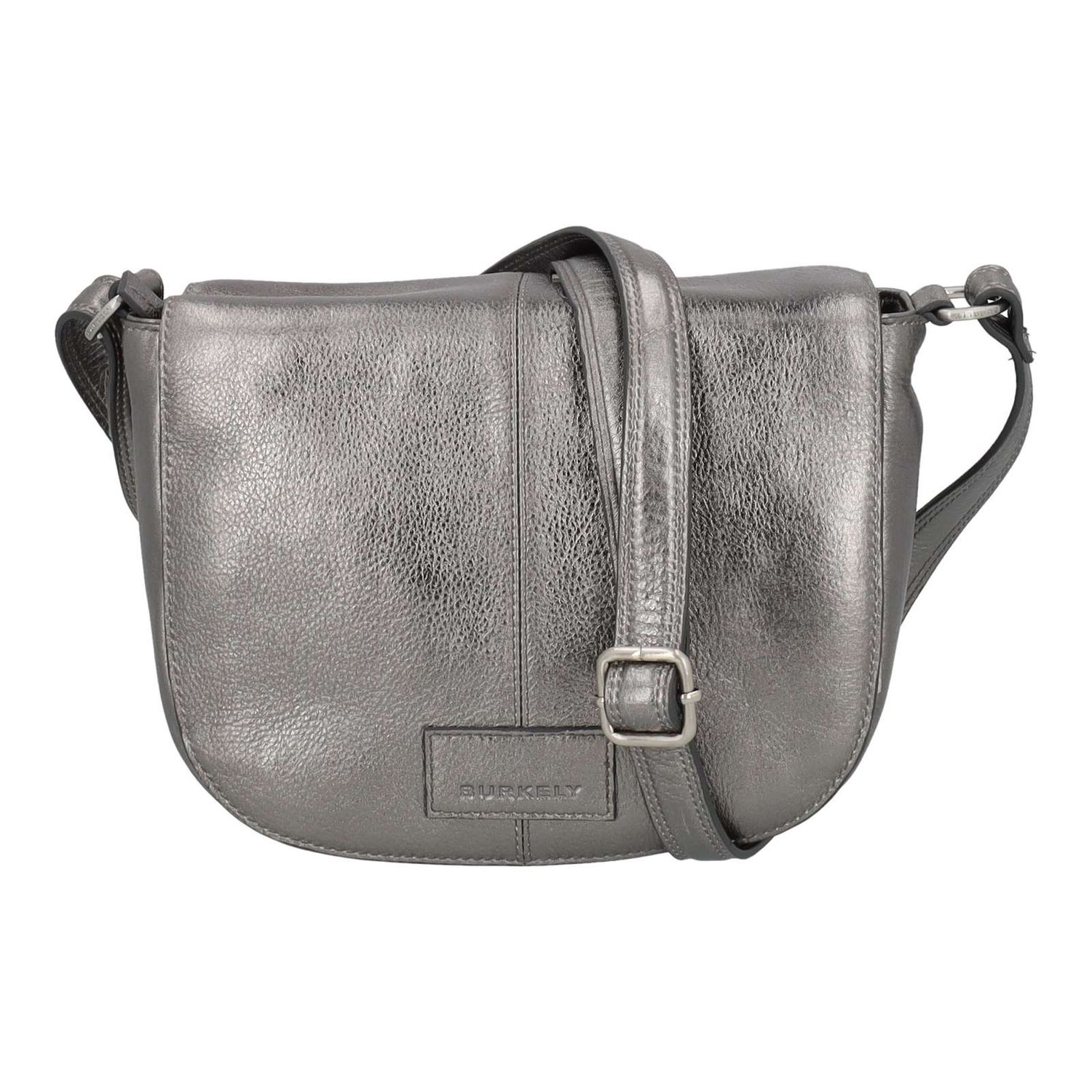 Burkely Soft Skylar ronde handtas gunmetal