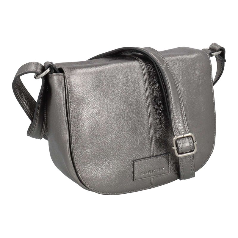 Burkely Soft Skylar ronde handtas gunmetal