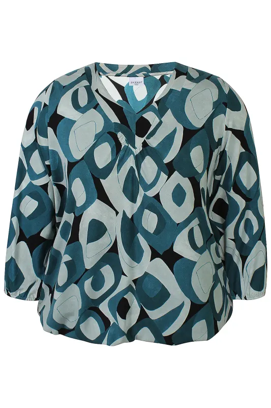 Zh-Lexie 1514 Blouse Transformative teal