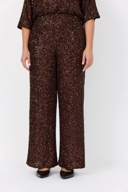 WA-KARINE 2 PANTS 8980 CHOCOLATE PLUM