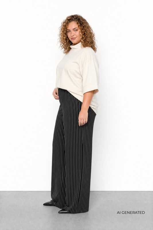 Wasabi Kufa 8 broek zwart met print