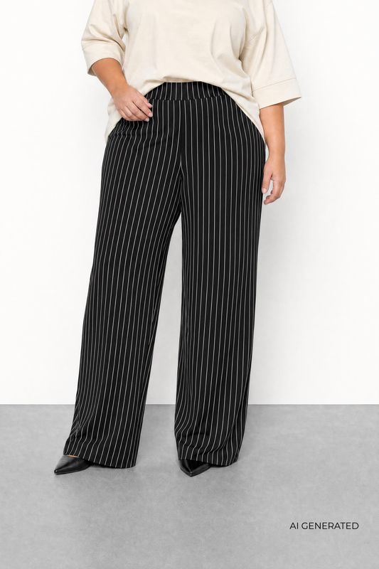 Wasabi Kufa 8 broek zwart met print