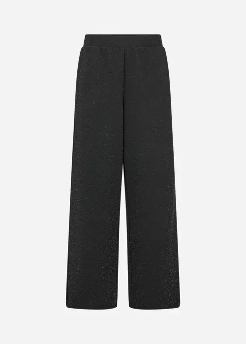 Wasabi Sanja 5 broek zwart met print
