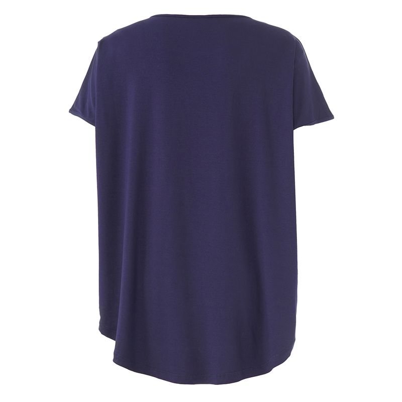 Gozzip Gitte T-shirt navy met print