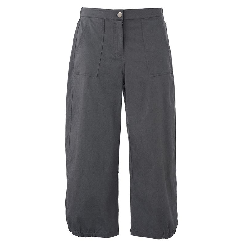 Gozzip Clara baggy broek grijs gemêleerd
