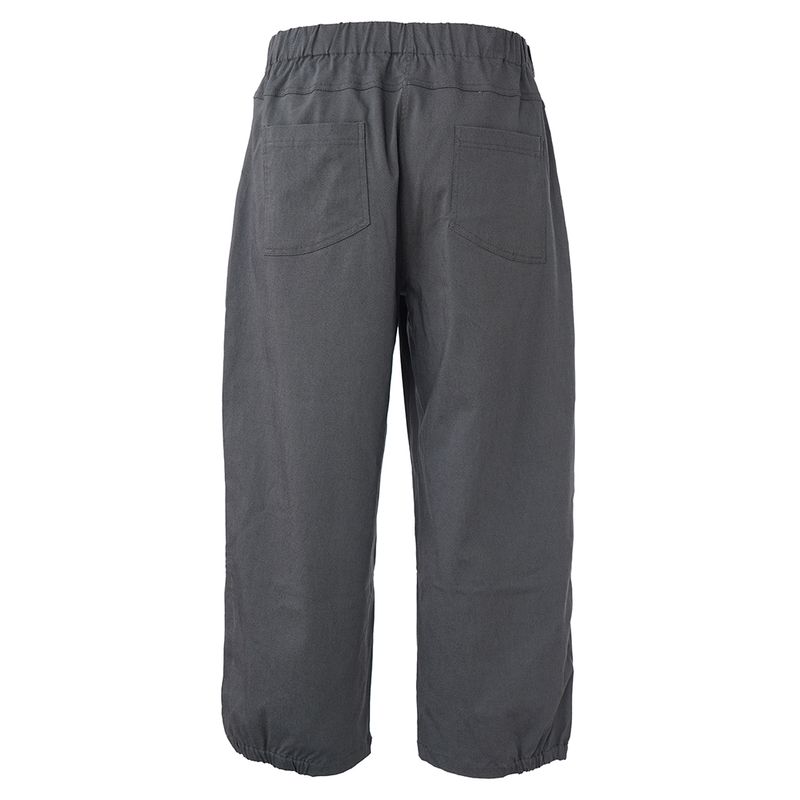 Gozzip Clara baggy broek grijs gemêleerd