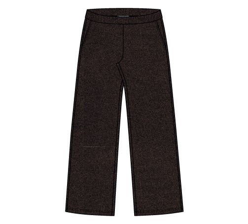 Zhenzi Mamie broek bruin metallic