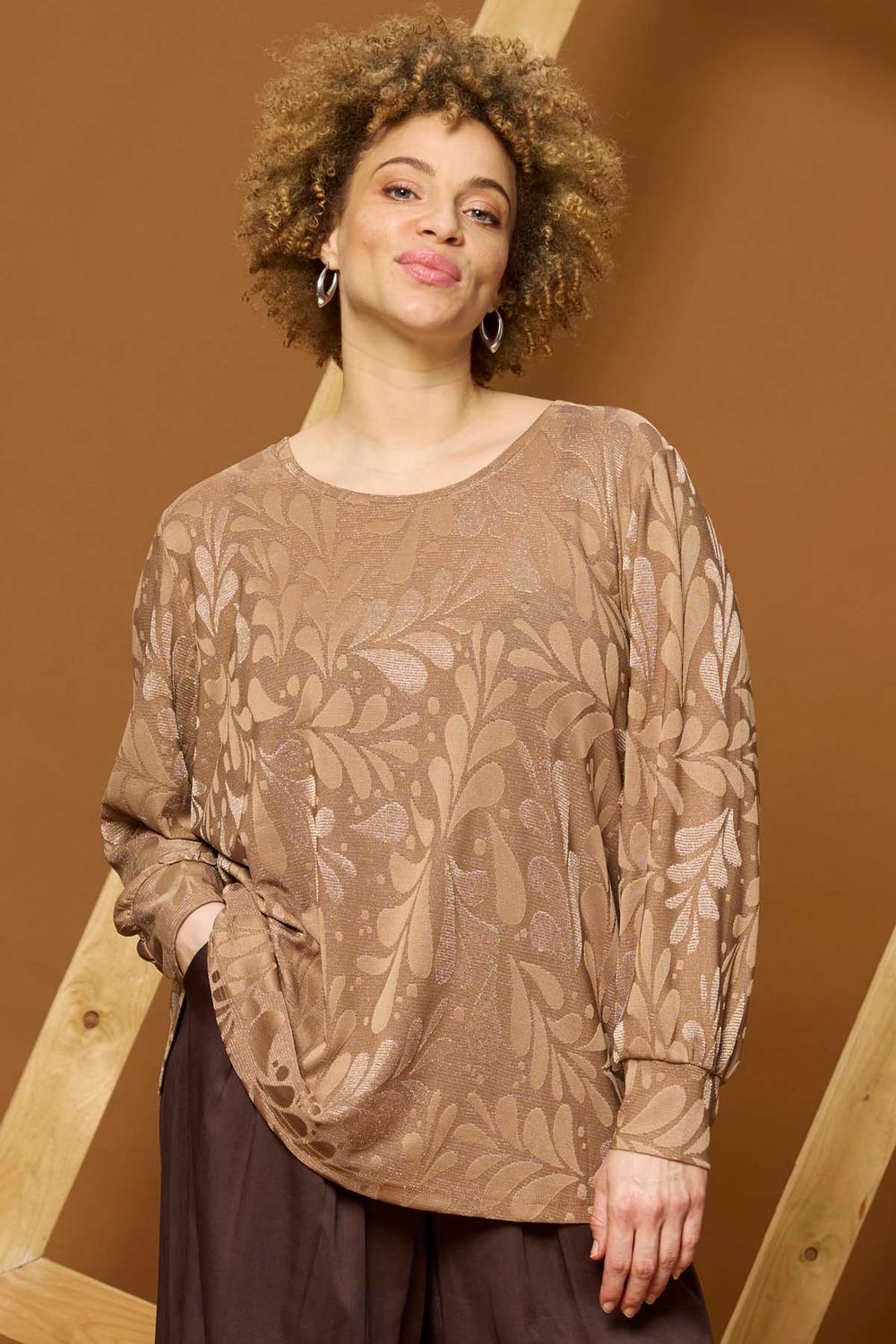 Zh-Maida 1585 Blouse Portabella