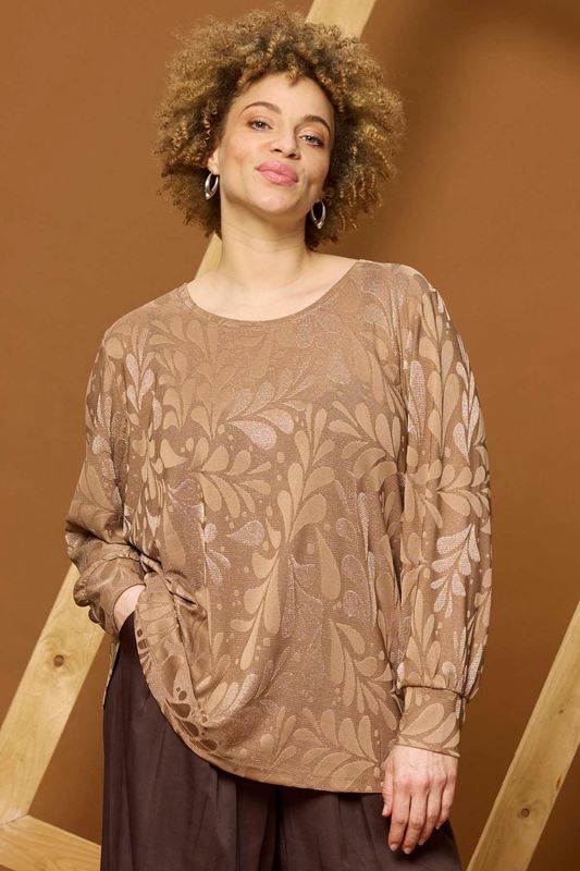 Zhenzi Maida blouse zwart
