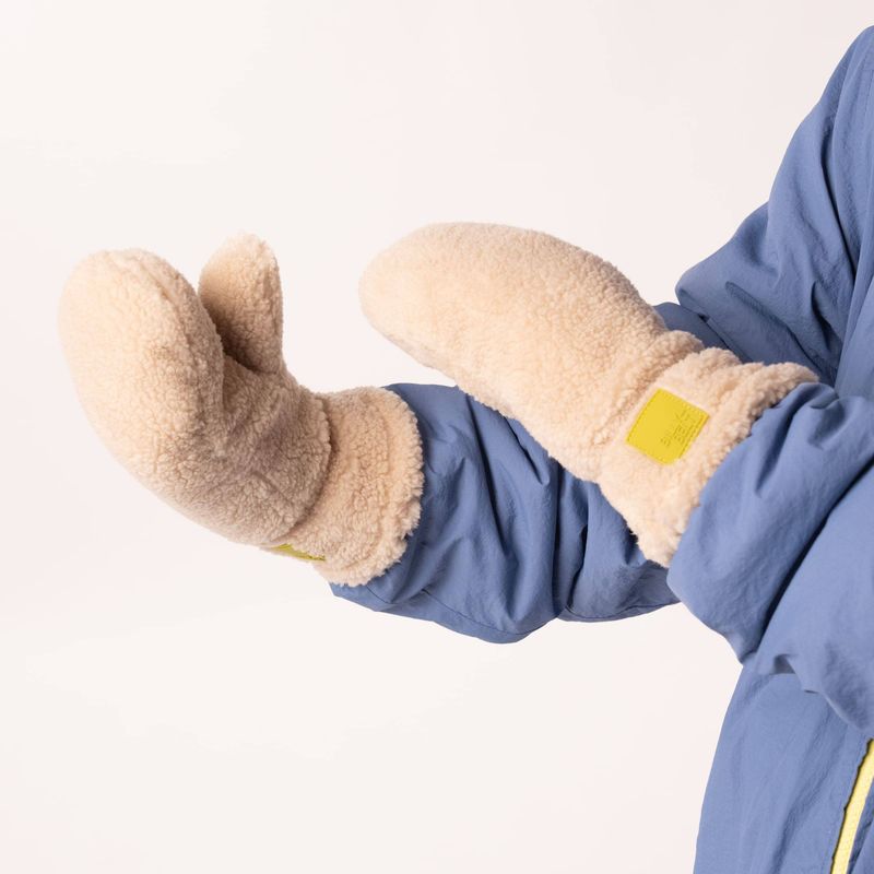 Sherpa wanten van fleece - Natuurlijk: Taille unique