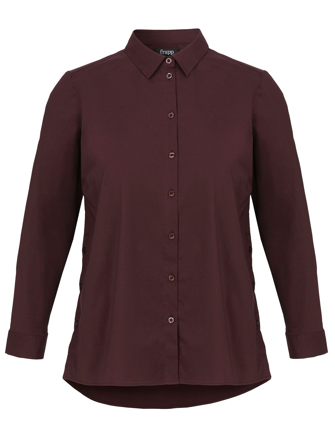 Frapp klassieke blouse bessenrood