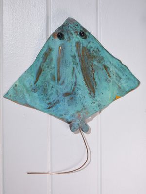 Copper Patina - Large Stingray 15&#39; x 17&#39;