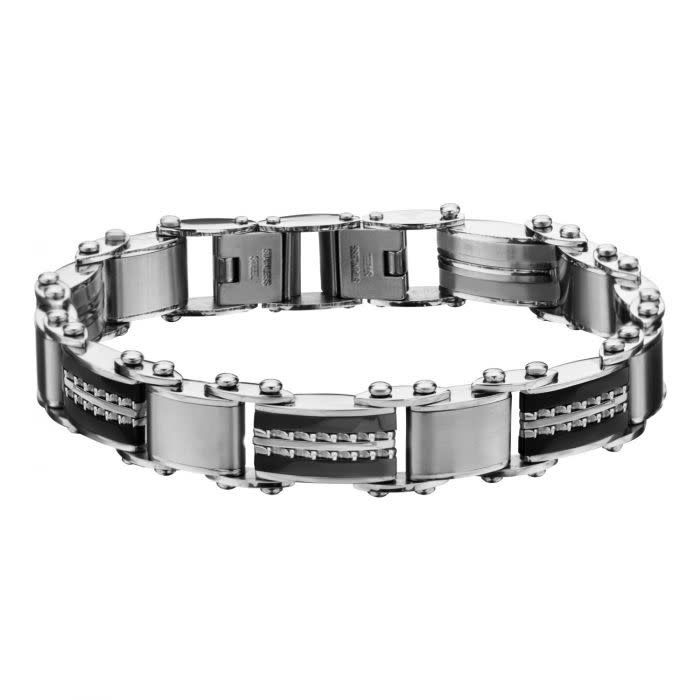 MMM-B083 - Inox BRDDS08 STL/BK Reversible Link