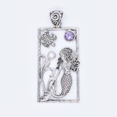 PENDANT ONLY - P05810 - GDS - Mermaid in Rect 