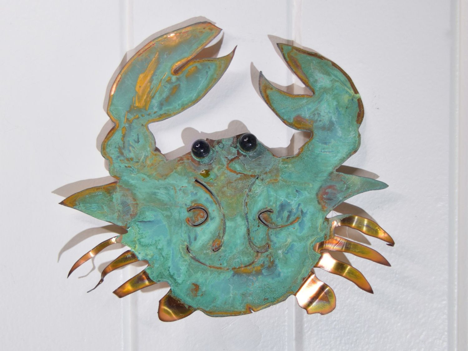 Copper Patina - Medium Crab - 10.5&quot; x 12&quot;
