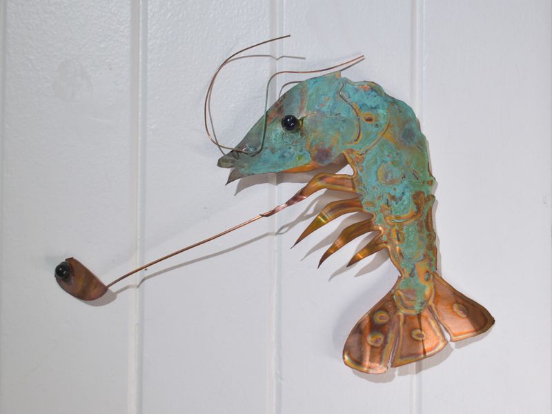 Copper Patina - Gulf (Golf) Shrimp - 13.5&#39; x 15&#39;