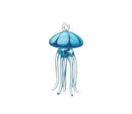 OR-089 - Blue Jellyfish Ornament