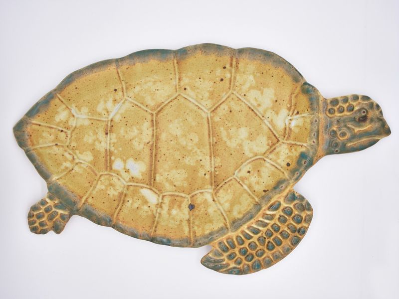 Turtle Platter, Pottery