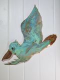 Copper Patina - Large Pelican - 20&#39; x 15&#39;