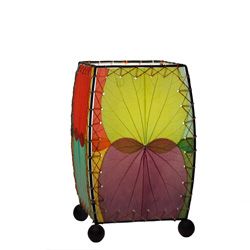 477- Mini Square Table Lamp, Color: Multi-Color