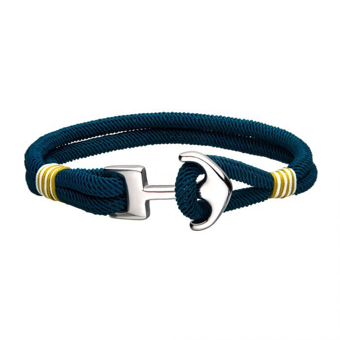 MMM-B010 - Inox BR320 Bracelet, Color: BL- Blue