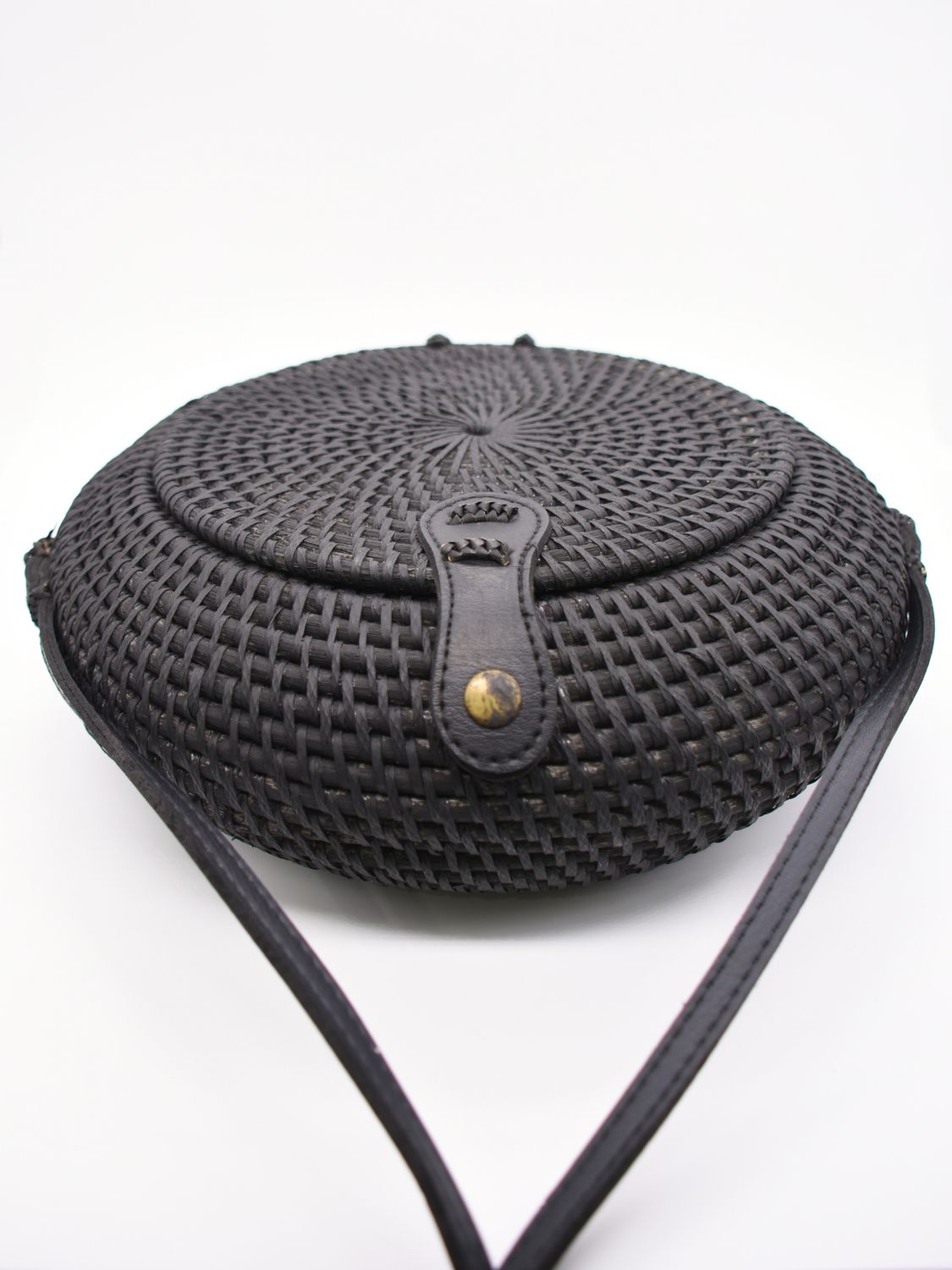 Basket Purse, Cobra, Color: Black, Size: Large 10' x  3'
