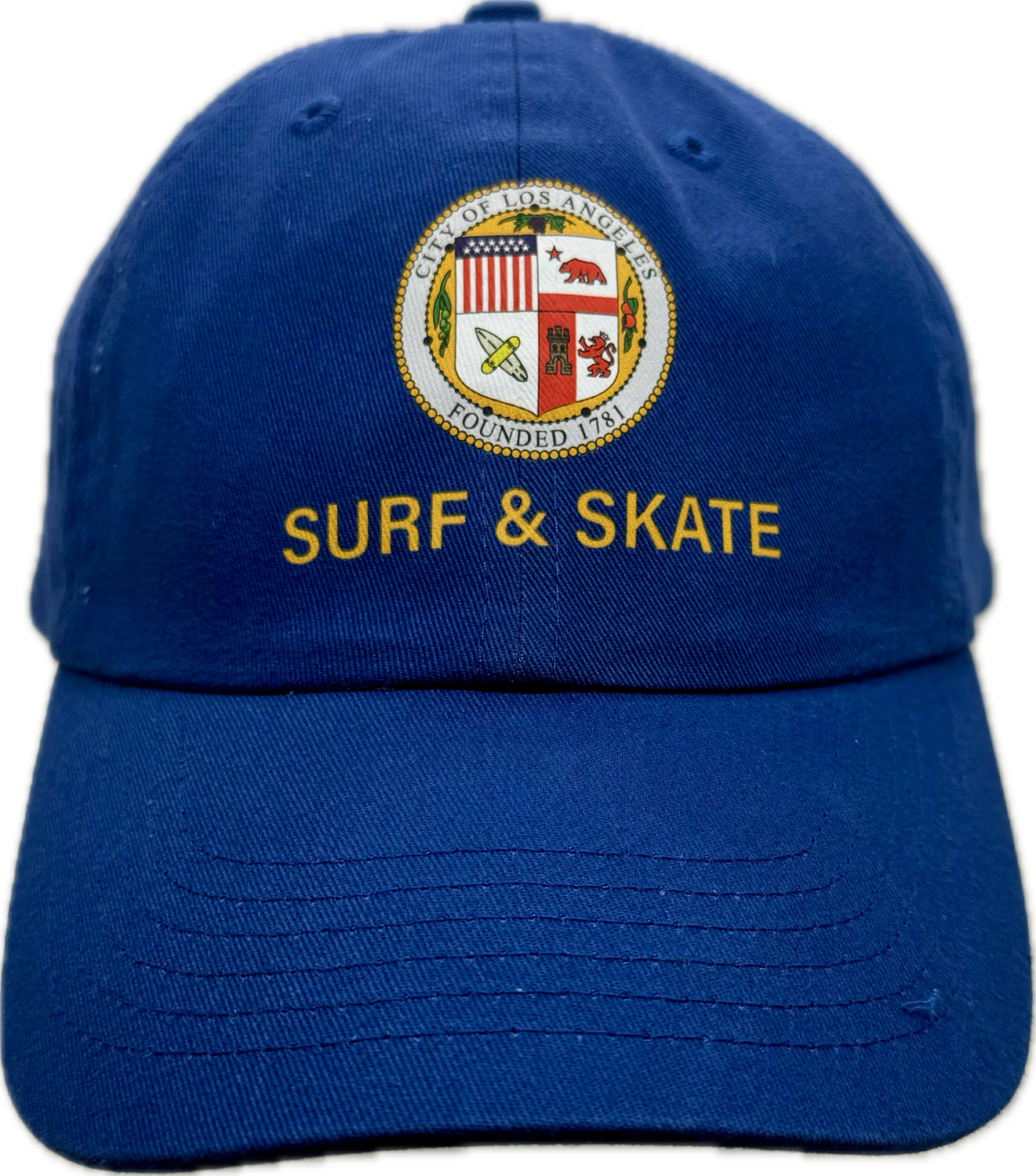 Blue Surf and Skate Canvas Hat