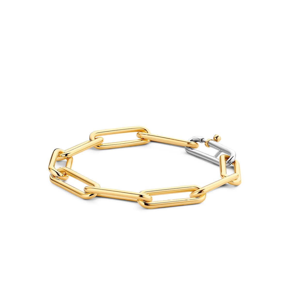 Paper Clip Bracelet- 2926, Color: SY