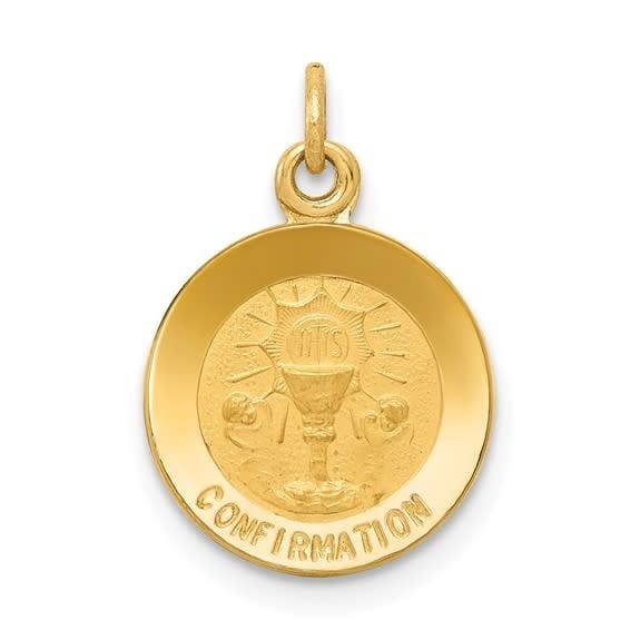14K Y/G Confirmation Disc- cup