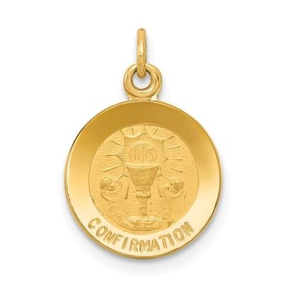 14K Y/G Confirmation Disc- cup