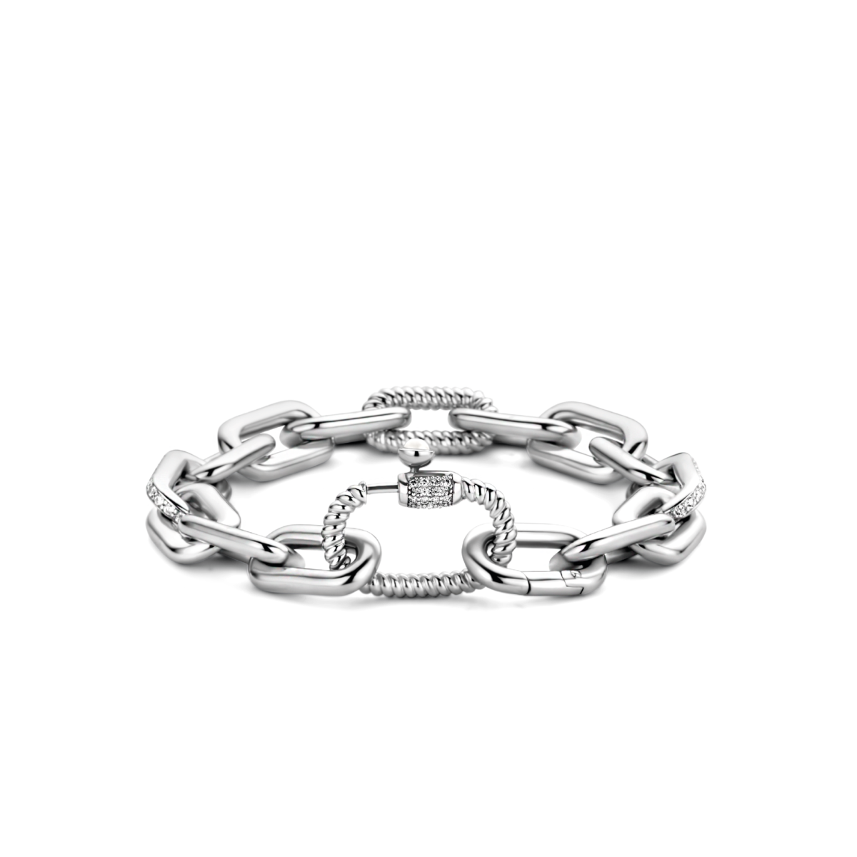 Chunky Textured Link Bracelet