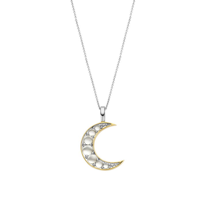 Pearl Crescent Moon Pendant