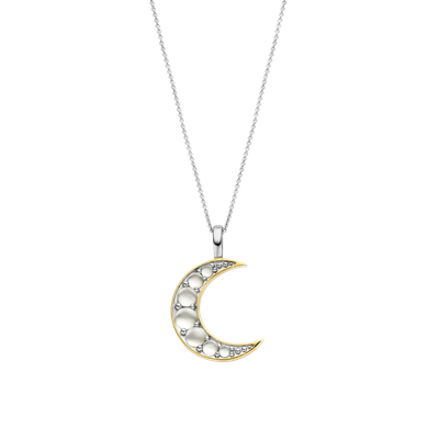 Pearl Crescent Moon Pendant