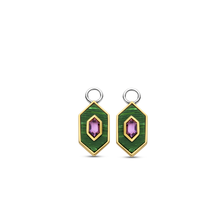 9271MA- Malachite Earring Charms
