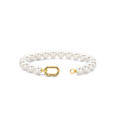 23036YP- Pearl Bracelet with Yellow Plated Clasp