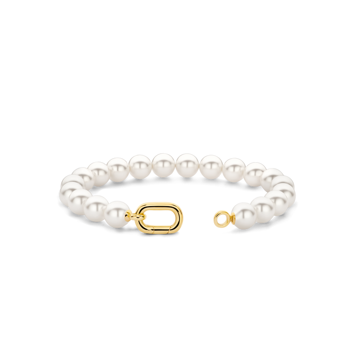 23036YP- Pearl Bracelet with Yellow Plated Clasp