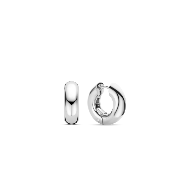 7909SI- Chunky Silver Small Hoops
