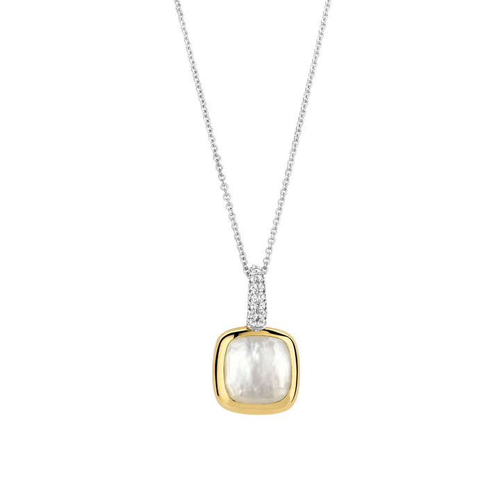 6829MW- Mother of Pearl Pendant with Smooth Bezel