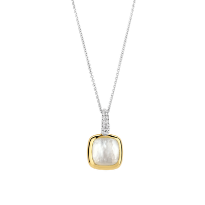 6829MW- Mother of Pearl Pendant with Smooth Bezel