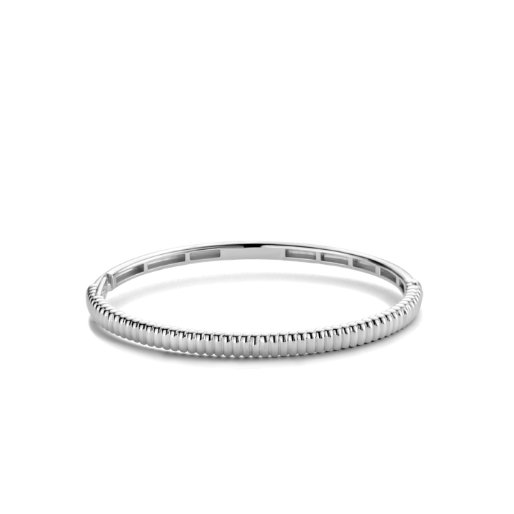 2956SI- Silver Fluted Bangle