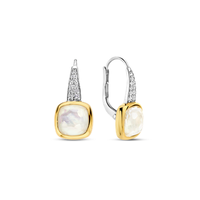Mother of Pearl Earrings with Lever Backs