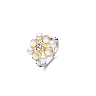 Square Pearl Ring