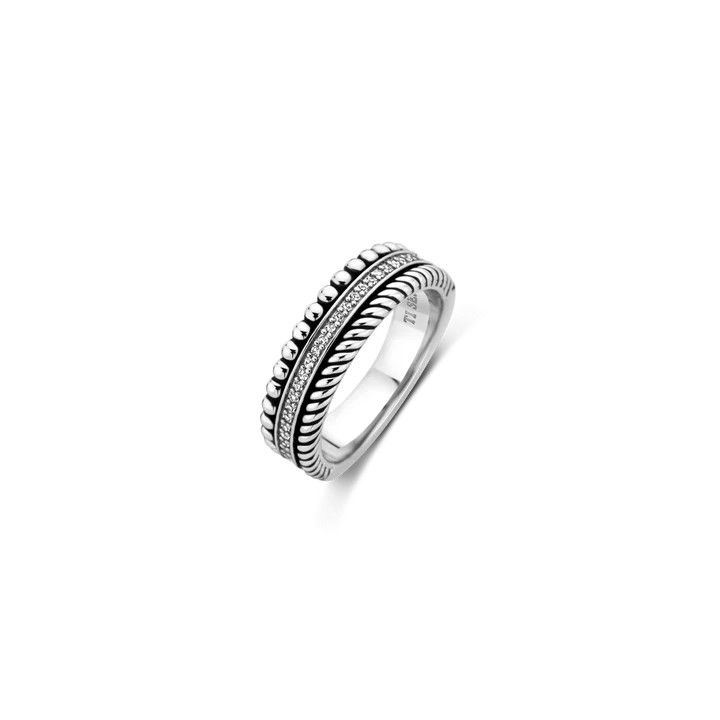 Triple Row Slim Signature Ring