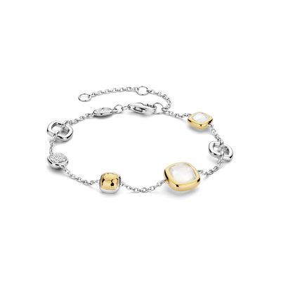 2 tone Mother of Pearl Bracelet