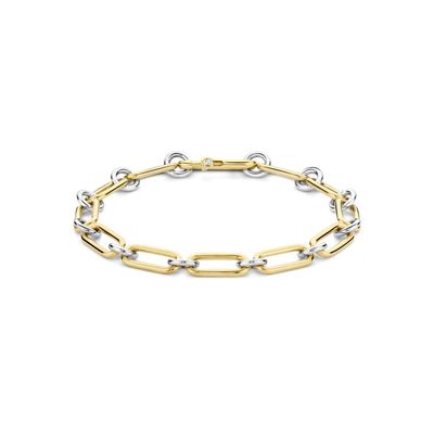 2 Tone Chain Link Bracelet