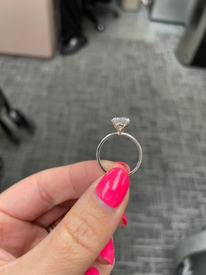 LAB - 14K W/G Diamond Solitaire, D: 2.03ct, D,  VVS2