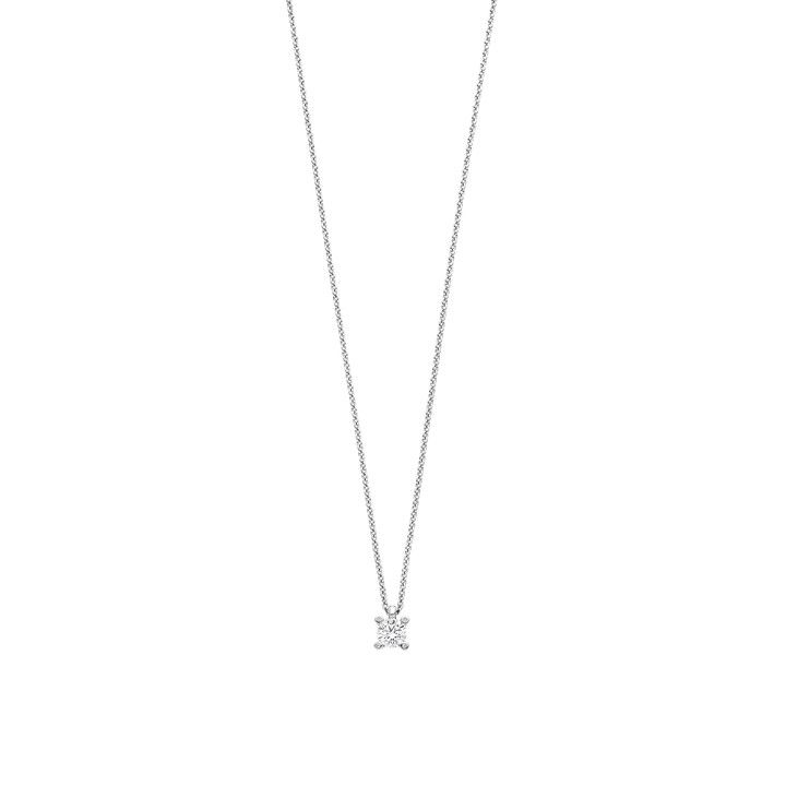 Dainty Solitaire Zirconia Necklace