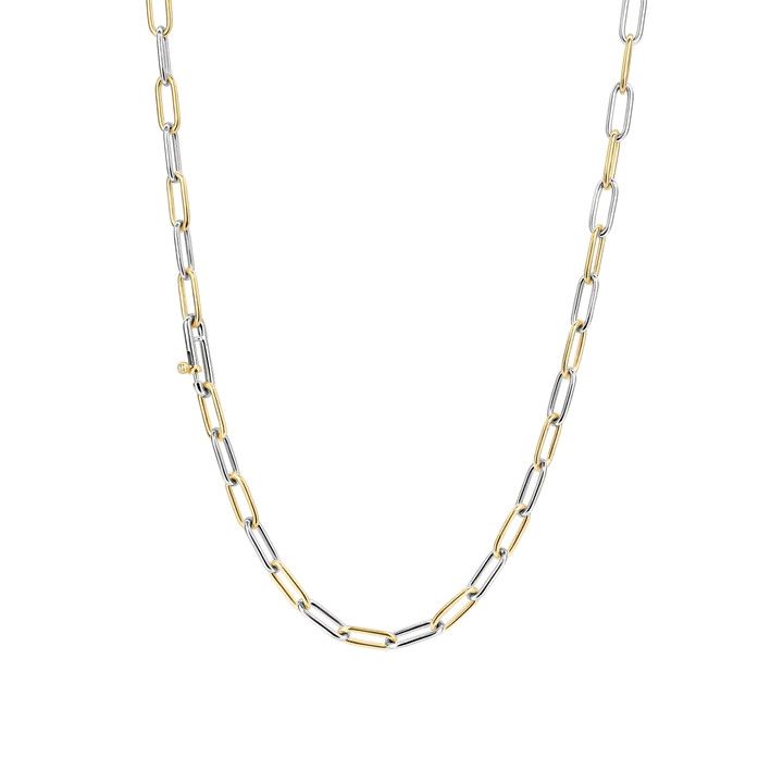 Two Tone Paperclip Necklace